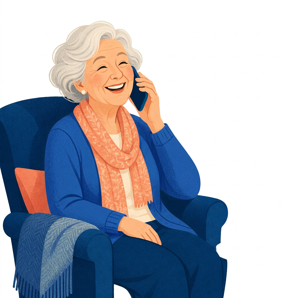 Nan lives alone. She waits for the phone to ring.